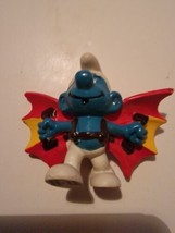 SMURF Figurine - KING - 1978 Peyo Wings Schleich 1970s Vintage Toy Smurfs - £15.61 GBP