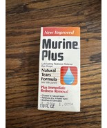 Vintage 1994 Murine Plus Natural Tears Formula Eye Drops 1oz - €21,32 EUR