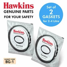 HAWKINS SET of 2 Rubber Gasket Sealing Ring for Pressure Cookers 2 to 4 ... - £7.82 GBP