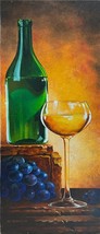Dennis sans Titre #24 Toile Vin Liqueur Portrait Art - £163.50 GBP