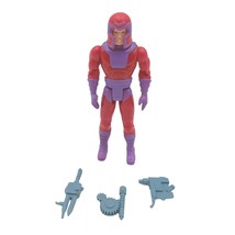 MAGNETO 1991 Marvel 5" Action Figure Loose w Magnetic Accessories Toy Biz X-Men - $14.84