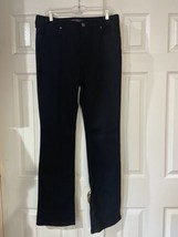 Gloria Vanderbilt   Women Jean Black Sz 12 Long Pants - £18.03 GBP
