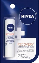 Nivea A Kiss of Recovery Medicated Lip Care SPF 15-0.17 oz - £19.17 GBP