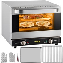 VEVOR Commercial Convection Oven, 21L/19Qt, Quarter-Size Conventional Oven Count - $7,002.68 MXN