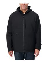Dakine Mens Jacket Black Hooded Stretch Full-Zip Water Wind Resistant Po... - $88.72 CAD