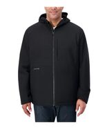 Dakine Mens Jacket Black Hooded Stretch Full-Zip Water Wind Resistant Po... - $87.83 CAD
