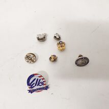 Vintage BPOE Elks Lodge Lapel Pins Lot Enamel Moose Gold Tone Fraternal - $26.99