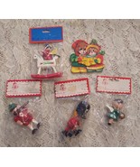 5 Vintage Wooden Christmas Ornaments RDLCO, GIFTCO Toy Soldiers Angel Ba... - £9.53 GBP