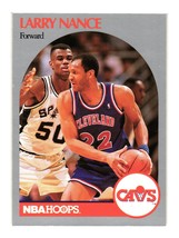 1991 Hoops 100 Superstars #17 Larry Nance Cleveland Cavaliers - £1.58 GBP