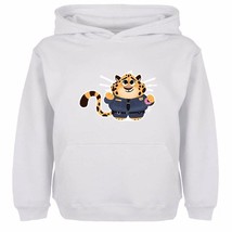 Boys Girls Hoodies Sweatshirt Cute Cartoon Zootopia Clawhauser Kids Gift Tops - £20.57 GBP