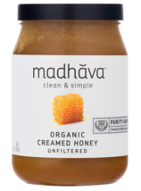 Madhava Organic Creamed Honey Unfiltered Clean &amp; Simple 22oz 11/2023 + FREE SHIP - £18.21 GBP