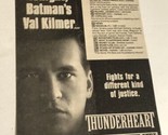 Thunderheart Tv Guide Print Ad Val Kilmer TPA15 - £4.68 GBP