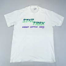 Vintage 1992 Star Trek Deep Space Nine T-shirt Sz M Single Stitch Puffy Graphic - £26.70 GBP