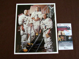 Frank Borman Apollo 8 Nasa Astronaut Signed Auto Color Litho Photo Jsa Beauty - £232.58 GBP