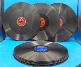 Random Lot 10- 12&quot; CLASSICAL 78 RPM Record 1930s/40s Various Artists Please Read - £31.65 GBP