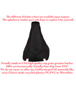 Shift Boot Compatible with Honda Accord 2008-2012 Black Leather-Red Stit... - $41.14 CAD