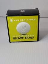 Van Der Hagen Scented Luxury Shave Soap 3.5 oz Hypo-Allergenic Shea See - $12.19