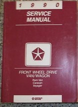 1990 Dodge Ram Van Wagon Caravan FWD Service Shop Repair Manual OEM - $34.99