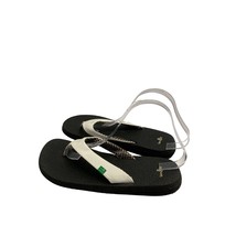 Sanuk Womens Size 10 White Flip Flop Sandals Slip On Shoes - £19.60 GBP