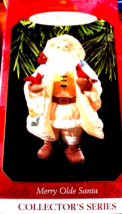 VTG. NIB HALLMARK 1997 &quot; Merry Olde Santa&quot; #8 In Collectors Series Ornament {B} - £9.41 GBP