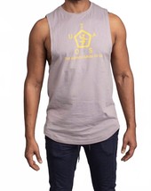 The Athletic Side Of Us Logo Printed Tank Top Grey - $51.00