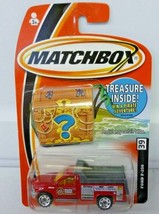Matchbox 2005 Ford F-250 #39 Red Treasure Diecast Construction Truck H1854 - £3.87 GBP