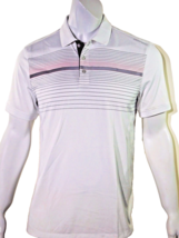 Calvin Klein size xl  men&#39;s striped polo slimfit - £23.53 GBP