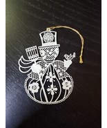 Winterlace by Tamerlane Filigree Snowman Vintage Tree Christmas Ornament... - $318.49 MXN