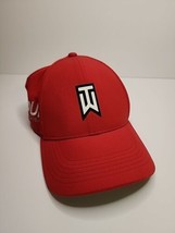 Nike TW Tiger Woods Collection Legacy 91 Golf Cap Size L/XL Red White Hat - $18.48