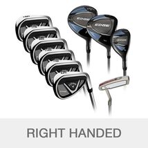 GOLF CLUBS CALLAWAY EDGE 10PC SET DRIVER WEDGES IRONS PUTTER GRAPHITE RE... - $899.99
