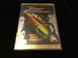 DVD Fast and the Furious, The 2001 Vin Diesel, Paul Walker, Michelle Rodriguez - $8.00