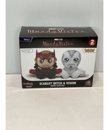 Marvel Studios Wanda Vision Scarlet Witch &amp; Vision Kuricha Chibi Plush New - $25.00
