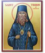 Orthodox icon of Saint Tikhon of Zadonsk  - $200.00+