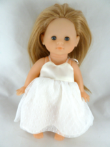 Vintage Corolle Doll Beautiful long Blonde Hair Blue Sleep Eyes 10 IN Sa... - $16.62