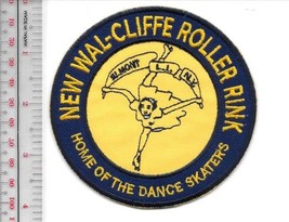 Vintage Roller Skating New York New Wal-Cliffe Roller Rink 1950s Elmont, NY Patc - £7.96 GBP
