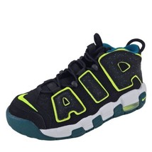 Nike Air More Uptempo GS DZ2809 001 Black Boys Basketball Sneakers Shoes Size 7 - £86.99 GBP