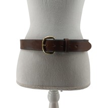 Billys Western Wear Brown Top Grain Leather Belt Mens Sz 34 - £18.08 GBP