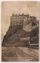 Postcard Edinburgh Castle From Johnston Terrace One O&#39;clock Gun - $3.95