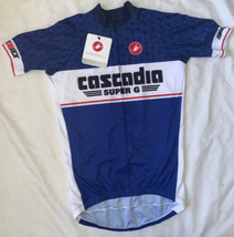 Castelli Cycling Bicycle Bike Jersey  S Mens NWT Full Zip Cascadia Super G - $49.49