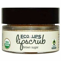 NEW Ecolips Ecolips Organic Lip Scrub Brown Sugar 0.5 Ounce - £10.85 GBP