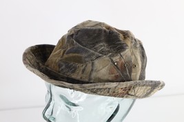 Vintage 90s Distressed Canvas Realtree Camouflage Hunting Jones Cap Hat S/M - £39.65 GBP