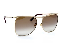 New Gucci GG0820S 002 Gold Brown Gradient Authentic Sunglasses 63-17 - £212.95 GBP
