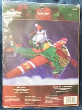 NEW Bucilla Santa&#39;s FROSTY FLIGHT Airplane Felt Christmas Centerpiece Kit 85457 - $54.99