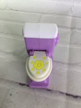 Fisher Price Dora The Explorer Bathroom Toilet Furniture Replacement Toy C6913 - £8.20 GBP