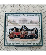 White House Historical Association Christmas Ornament 2001 Horse and Car... - £18.61 GBP