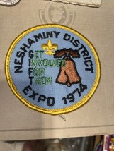 1974 Boy Scout patch Neshaminy District Expo - £3.99 GBP