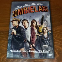 Zombieland (DVD, 2009) Starring Woody Harrelson, Emma Stone, and Jesse E... - £2.31 GBP