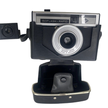 Vintage 1950s AGFA Germany Isoflash Rapid Camera W/Case Photography Prop Decor - $34.64