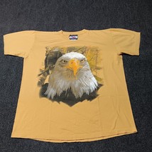 Vintage AW American Wildlife Shirt Eagle Face Graphic Print Adult Large ... - $27.77