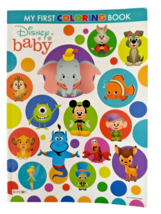 Disney Baby My 1st Coloring Book w/ Tear and Share Pages - Ages 3+ - £3.95 GBP